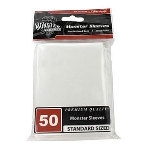 50 Monster Sleeves (White)
