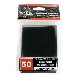 50 Monster Super Matte Sleeves (Black)