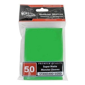 50 Monster Super Matte Sleeves (Green)