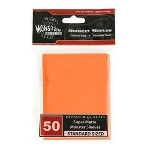 50 Monster Super Matte Sleeves (Orange)