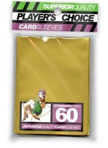 60 Player's Choice Sleeves (Gold)