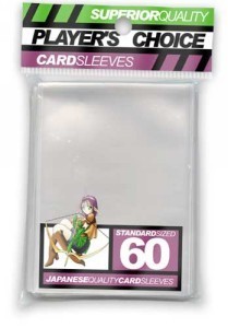 60 Player's Choice Sleeves (clear)