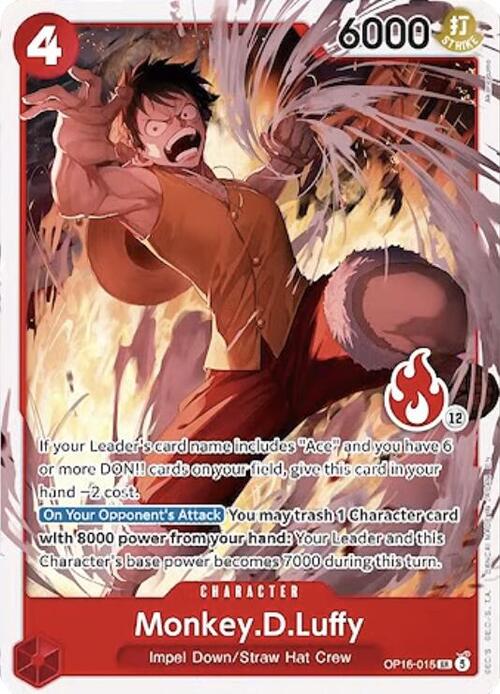 Monkey.D.Luffy Card Front