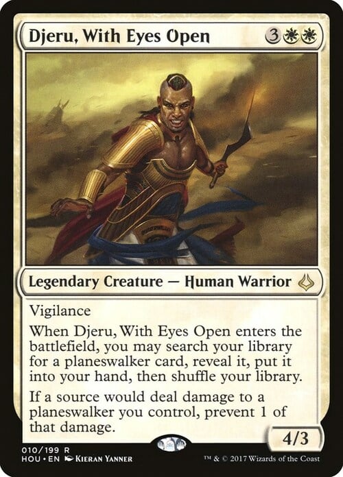 Djeru, With Eyes Open Card Front