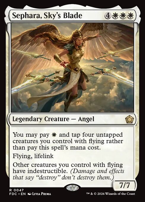 Sephara, Lama del Cielo Card Front