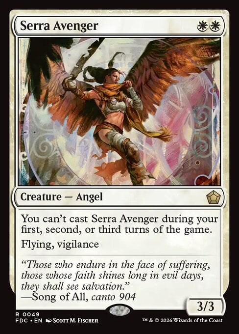 Serra Avenger Card Front