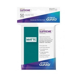 50 Ultimate Guard Supreme UX Matte Sleeves (Petrol)