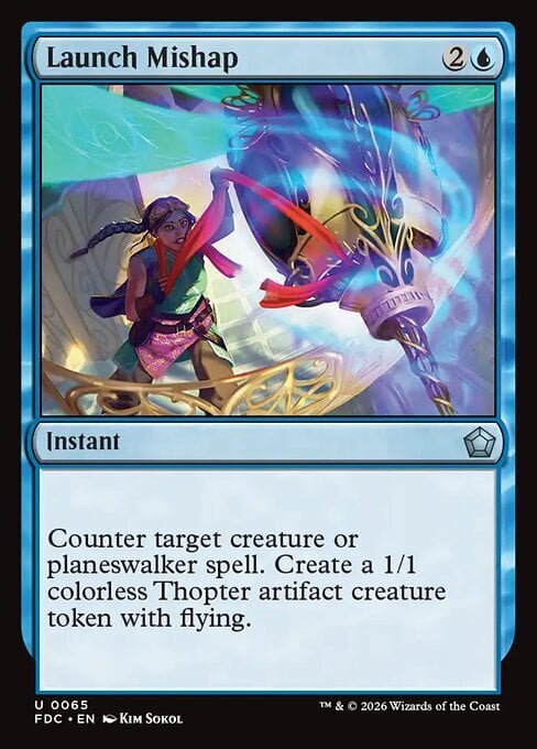 Launch Mishap Card Front