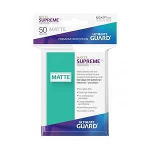 50 Ultimate Guard Supreme UX Matte Sleeves (Turquoise)