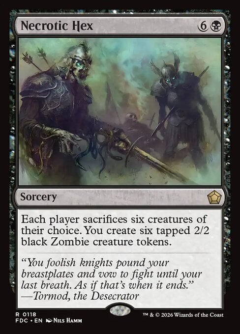 Maledizione Necrotica Card Front