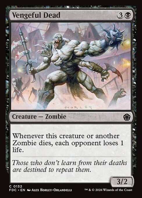 Morto Vendicativo Card Front