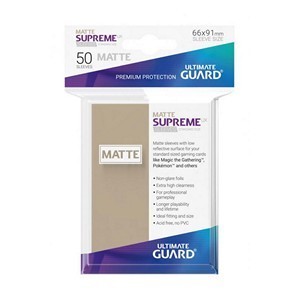 50 Ultimate Guard Supreme UX Matte Sleeves (Sand)