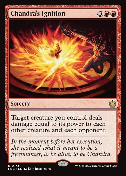Scintilla di Chandra Card Front