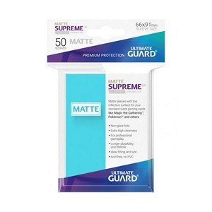 50 Ultimate Guard Supreme UX Matte Sleeves (Aquamarine)