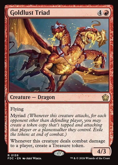 Goldlust Triad Card Front