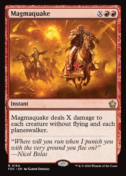 Magmaquake Card Front