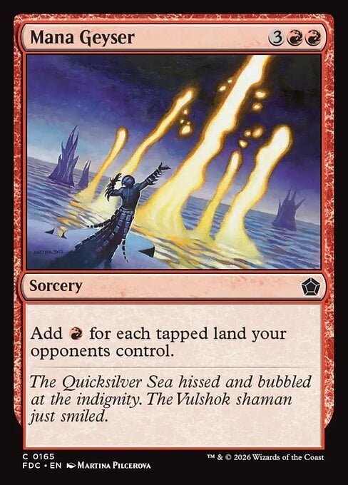 Geyser di Mana Card Front