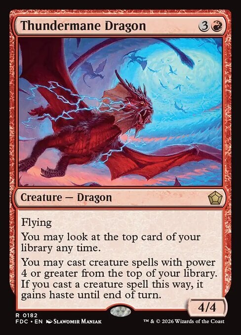 Drago Fulmicriniera Card Front