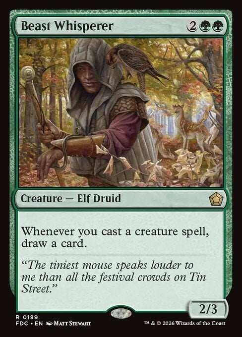 Beast Whisperer Card Front