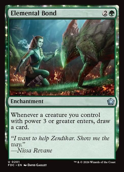 Legame Elementale Card Front