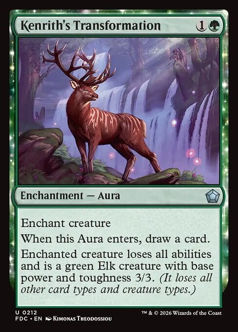 Trasformazione di Kenrith Card Front