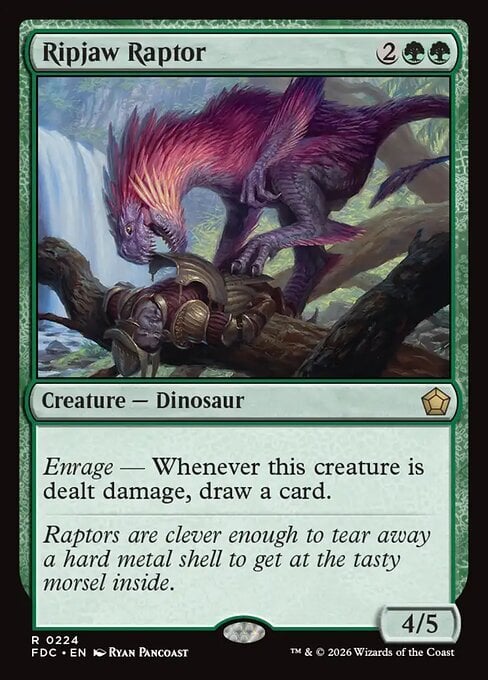 Raptor Squartamascella Card Front