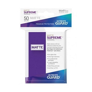 50 Ultimate Guard Supreme UX Matte Sleeves (Purple)