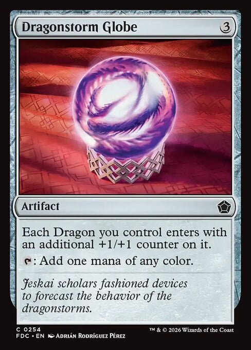 Globo della Dracotempesta Card Front