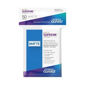 50 Ultimate Guard Supreme UX Matte Sleeves (Royal Blue)