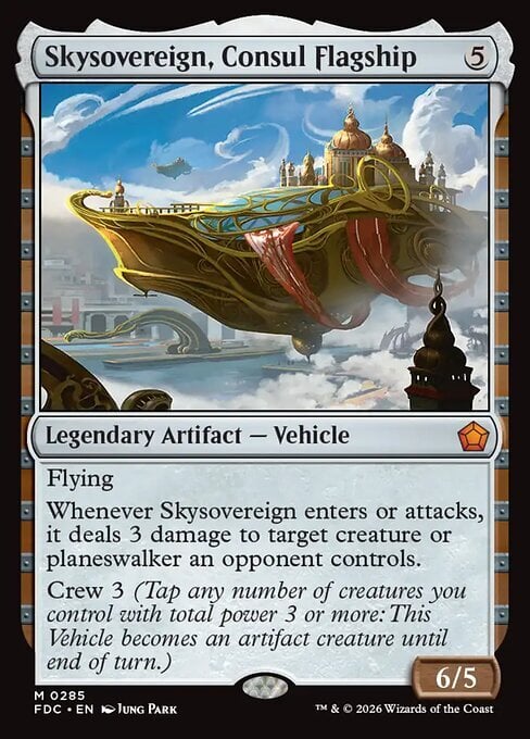 Sovrana Celeste, Ammiraglia dei Consoli Card Front