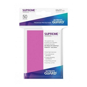 50 Ultimate Guard Supreme UX Sleeves (Pink)