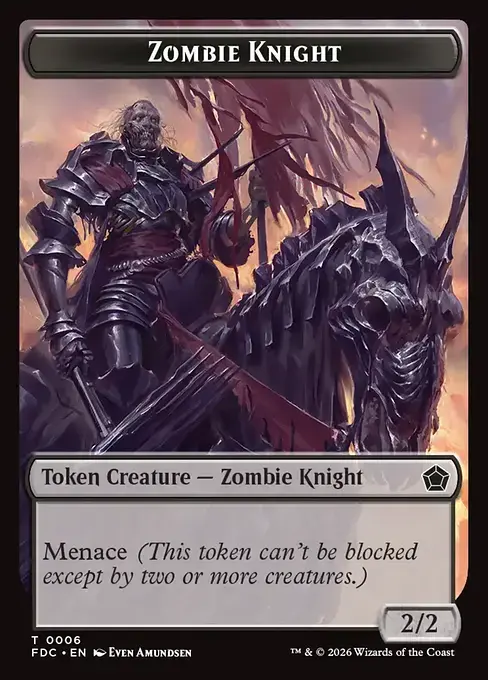 Zombie // Zombie Knight Card Front