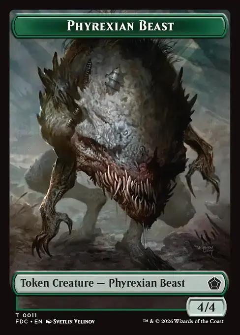 Phyrexian Beast // Beast Frente