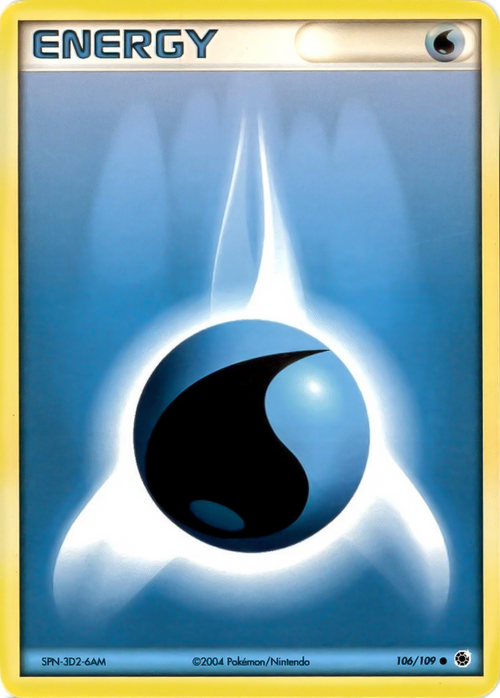 Water Energy Card Front