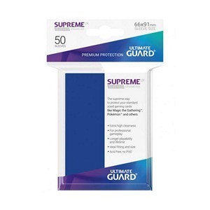 50 Ultimate Guard Supreme UX Sleeves (Blue)