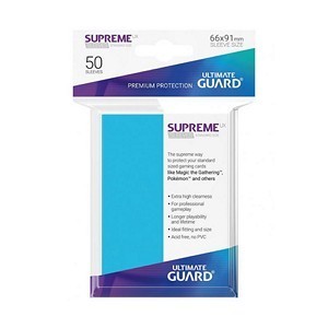 50 Ultimate Guard Supreme UX Sleeves (Light Blue)