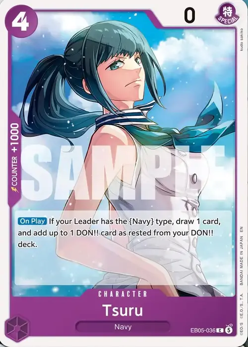 Tsuru Card Front