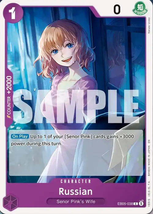 Russian Card Front