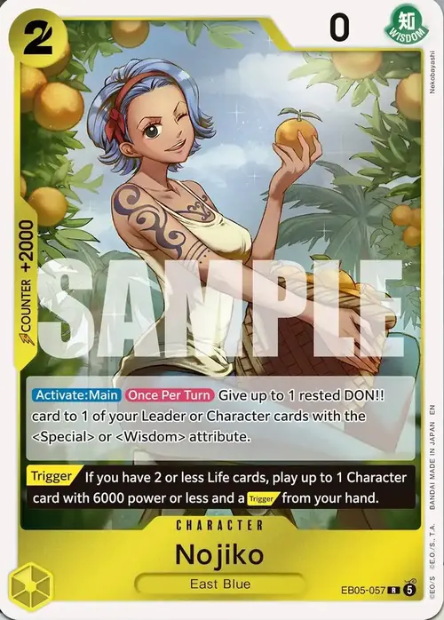 Nojiko Card Front