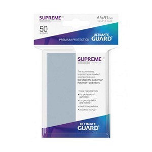 50 Ultimate Guard Supreme UX Sleeves (clear)