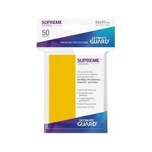 50 Ultimate Guard Supreme UX Sleeves (Yellow)