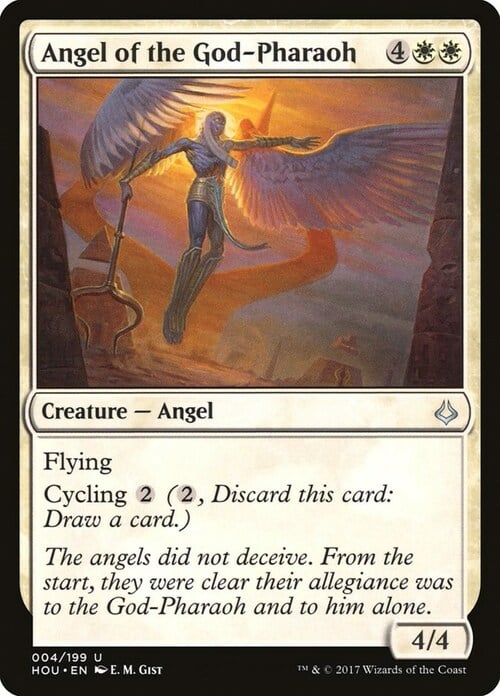 Angel of the God-Pharaoh Card Front