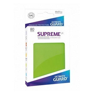 80 Ultimate Guard Supreme UX Matte Sleeves (Light Green)