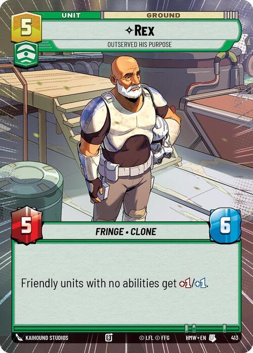 Rex - Outserved His Purpose