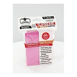 80 Ultimate Guard Supreme Matte Sleeves (Pink)
