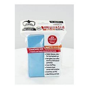 80 Ultimate Guard Supreme Matte Sleeves (Light Blue)