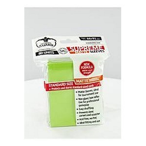 80 Ultimate Guard Supreme Matte Sleeves (Light Green)