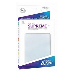 80 Ultimate Guard Supreme UX Matte Sleeves (Frosted)