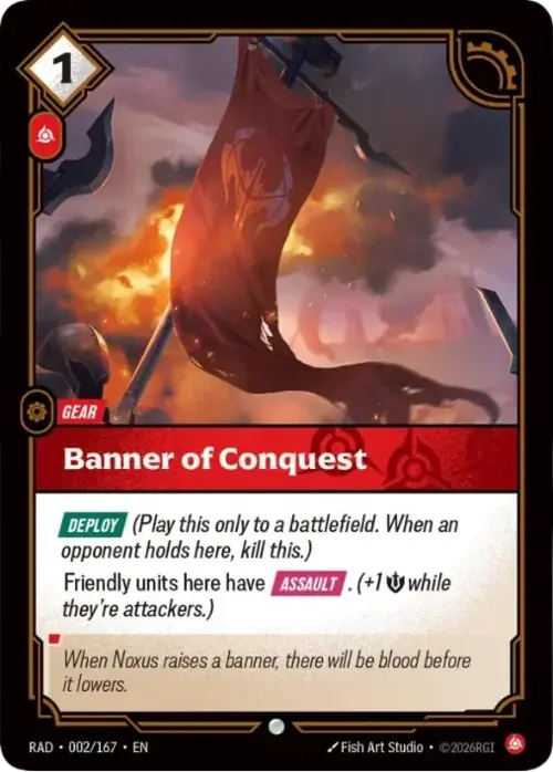 Banner of Conquest Card Front