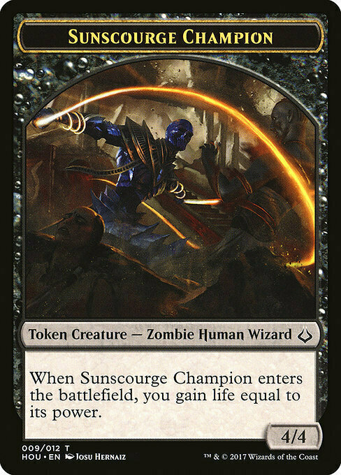 Sunscourge Champion Card Front